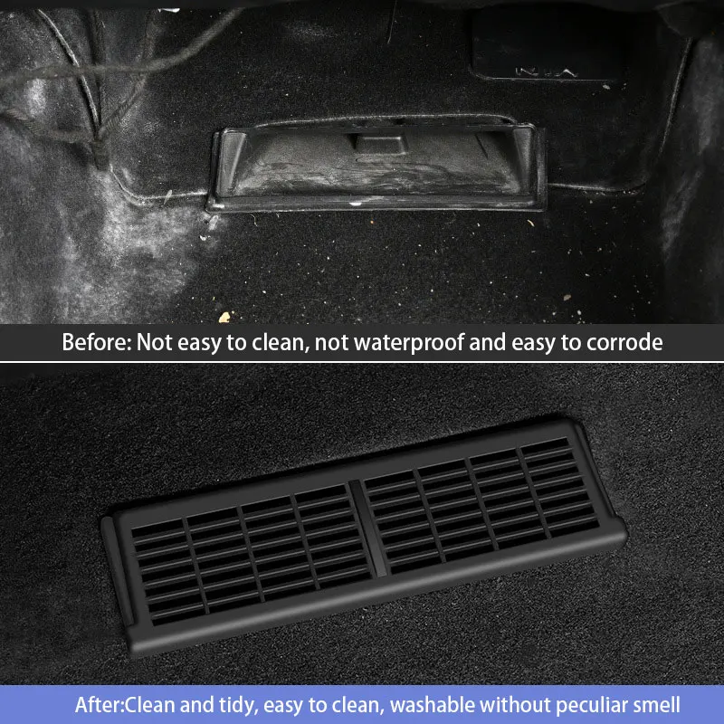 Чехол для автомобильного воздуховыпускного отверстия Tesla Model 3 Y 2017-2023 ABS