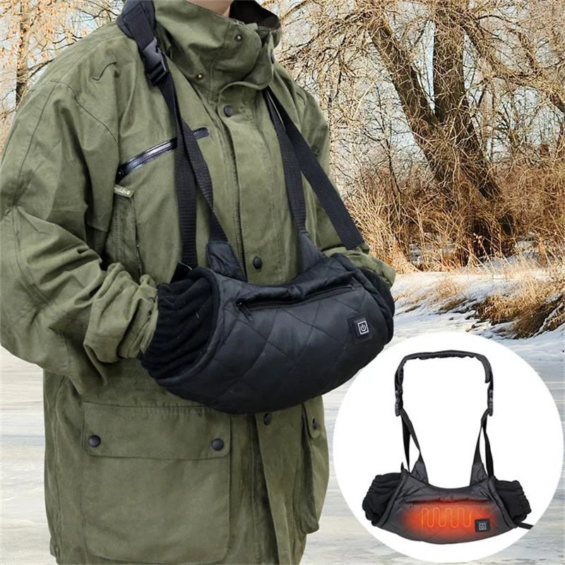 

Intelligent Electric Heated Hand Warmer Three Gear Adjusting Winter Heating Gloves Ice Fishing Outdoor Camping Heating Hand Bag