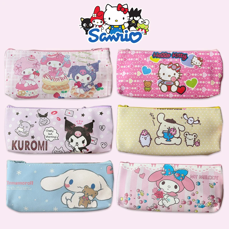Новинка 2024 сумка-карандаш Sanrio канцелярские принадлежности Kawaii Cinnamoroll Kuromi My Melody