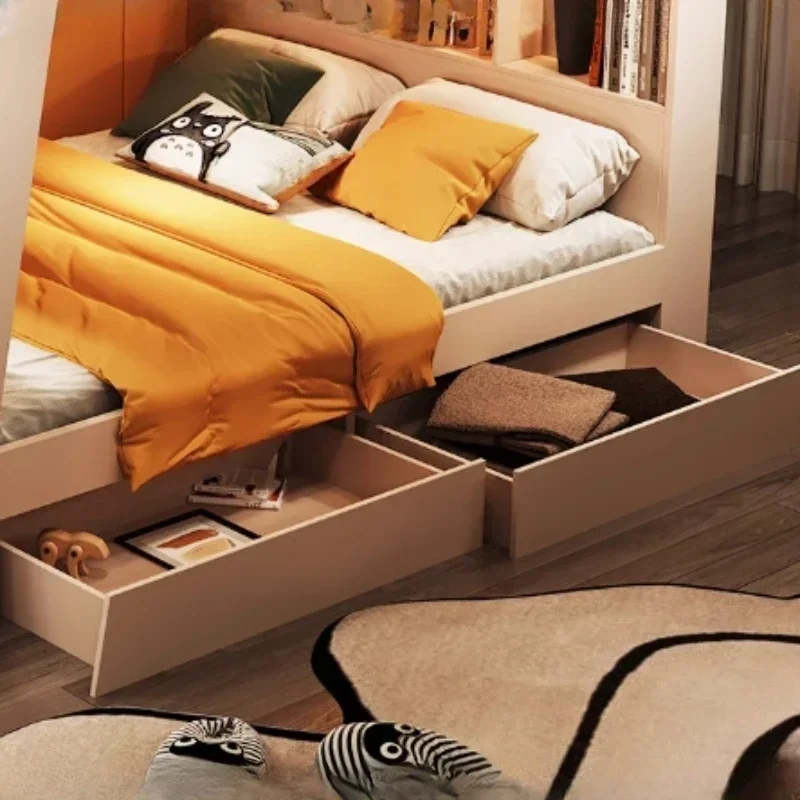 Детская двухъярусная кровать с рамкой в скандинавском стиле для гостиной