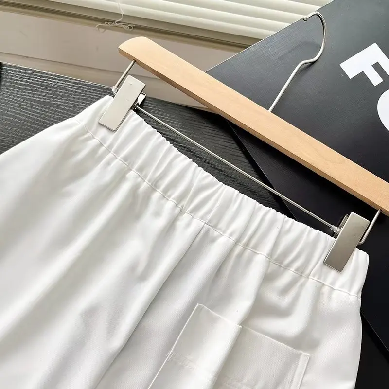 Jenny&Dave Solid Simple Commuter Casual Shorts Women British Fashion Ladies Boyfriend Style Cotton Bermuda