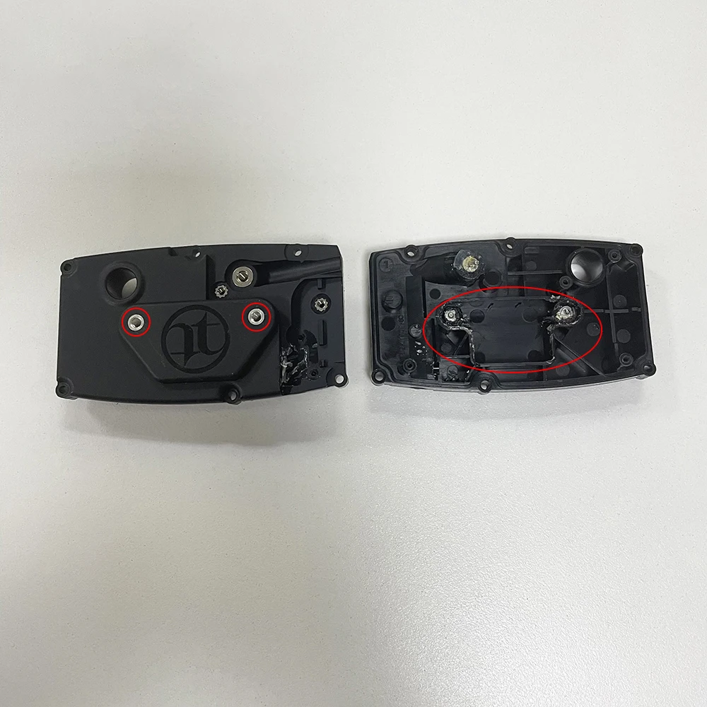 Capa Frontal para Garmin Alpha Tt15 Tt10 Ponto de Contato Bateria Capa Habitação Escudo Cão Parte Dispositivo Substituição