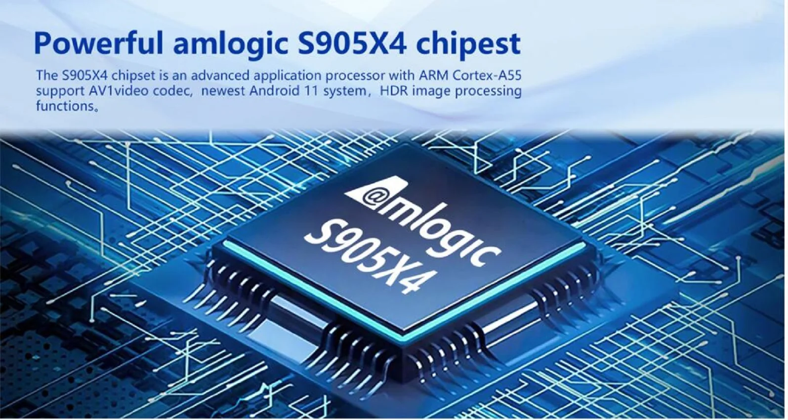 ТВ-приставка Tanix X4 Android 11 Amlogic S905X4 4 + 32/64/2 ГГц