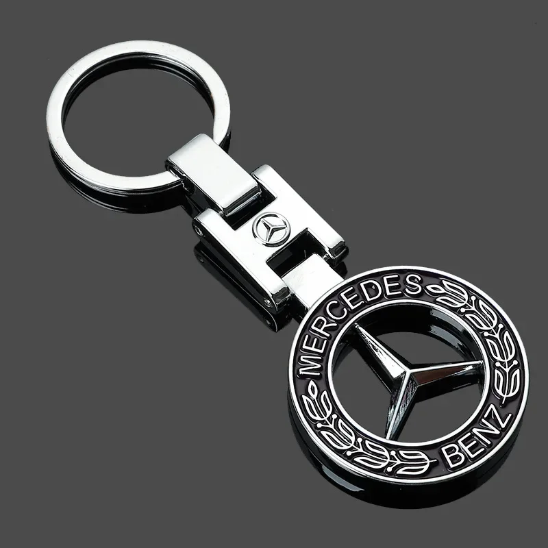 

Брелок для ключей из сплава для Mercedes-Benz W210 W211 W124 W168 W176 W205 W212 W176 CLA CLS GLA GLC, аксессуары