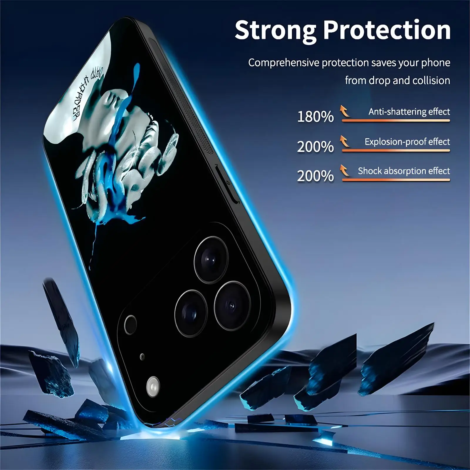 Фото Чехол для телефона Rapper 4PF Lil Baby для iPhone 17, 16, 16e, 15, 14, 13, 12 Plus, Mini, Pro, Max, мягкий, черный, противоударный №4