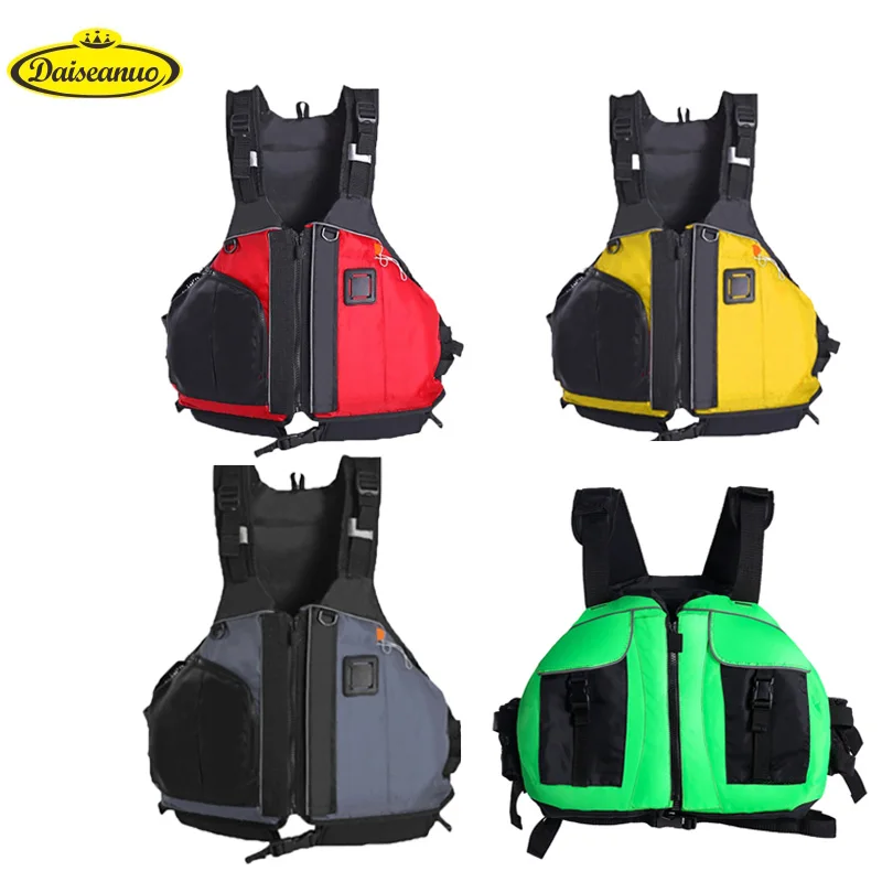 Life Jackets Adult Rafting Life Vest 70n Ce Approved Red Buo