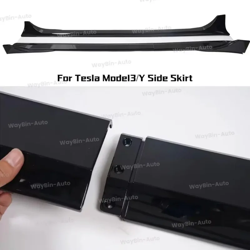 Боковой сплиттер BOMP Fast Aero для Tesla New Model Y Juniper 2017-2025, обвесы для Model 3 Highland, глянцевые автомобильные аксессуары. (art.: 3920dceee50b2) - 3920dceee50b2