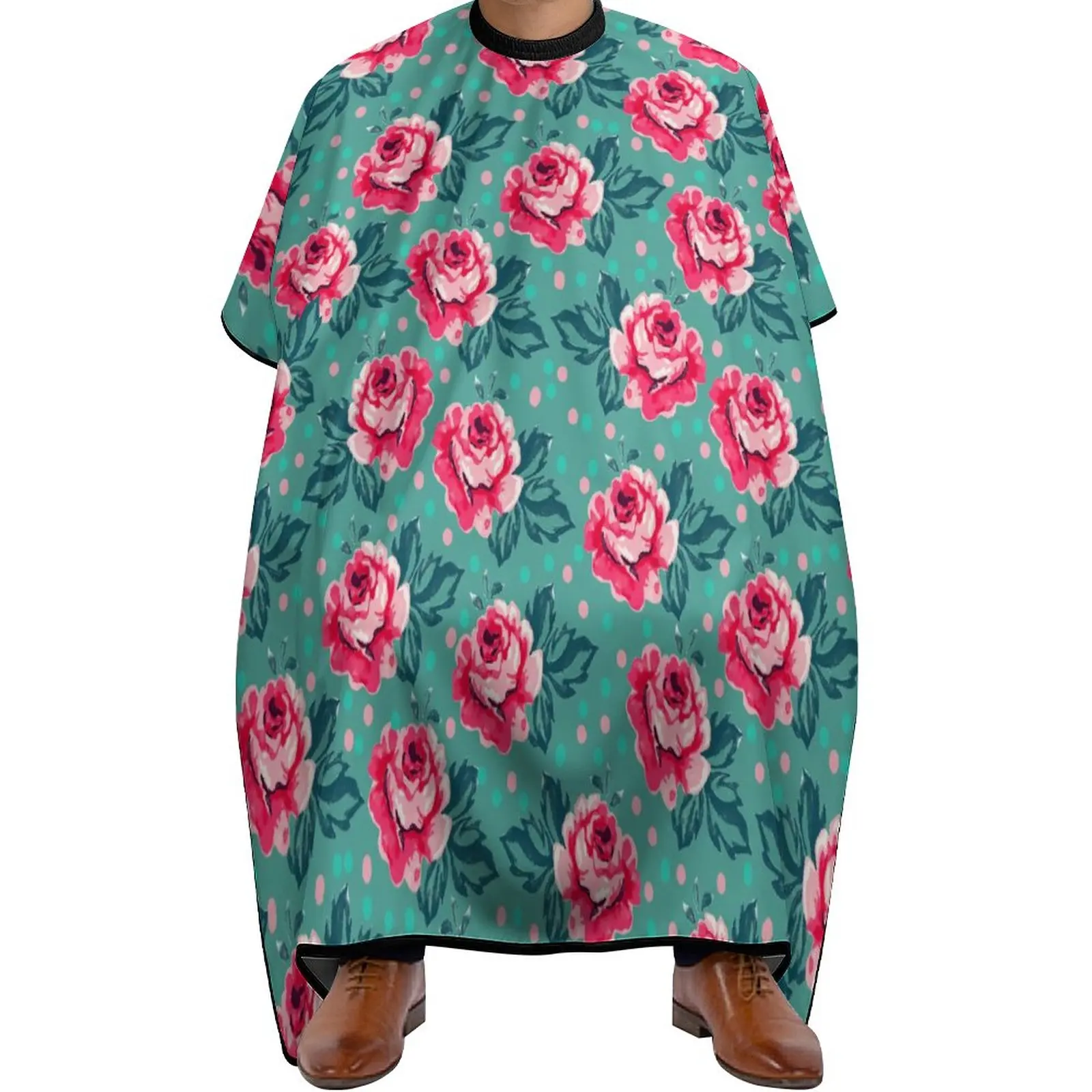 

Парикмахерская накидка с защелками Водонепроницаемый Профессиональный Большой Фотофон с цветами