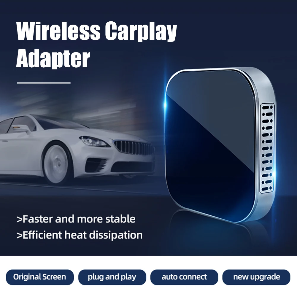 

Беспроводной адаптер CarPlay проводной и беспроводной адаптер CarPlay мини смарт-бокс адаптер Plug and Play для iPhone мультимедийный плеер