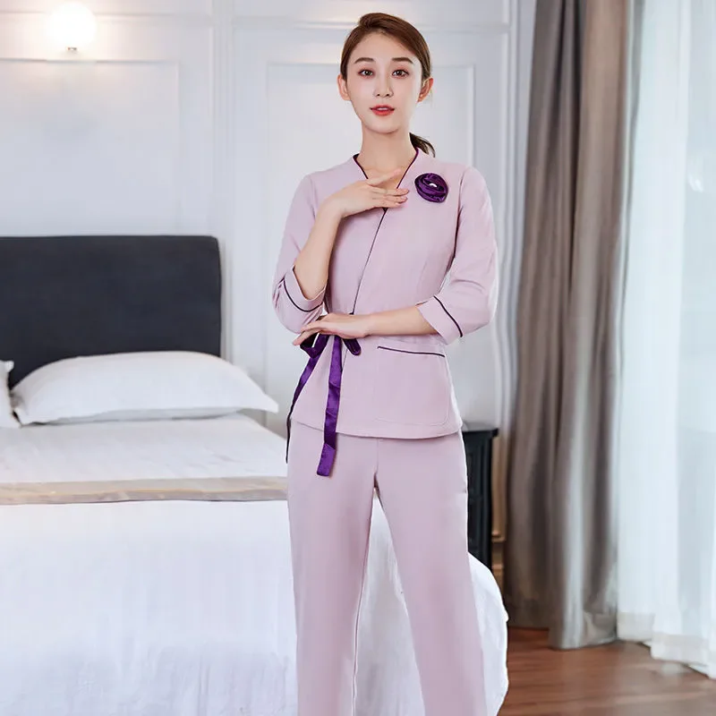 Женский костюм для косметолога рабочая одежда женский комбинезон массажа