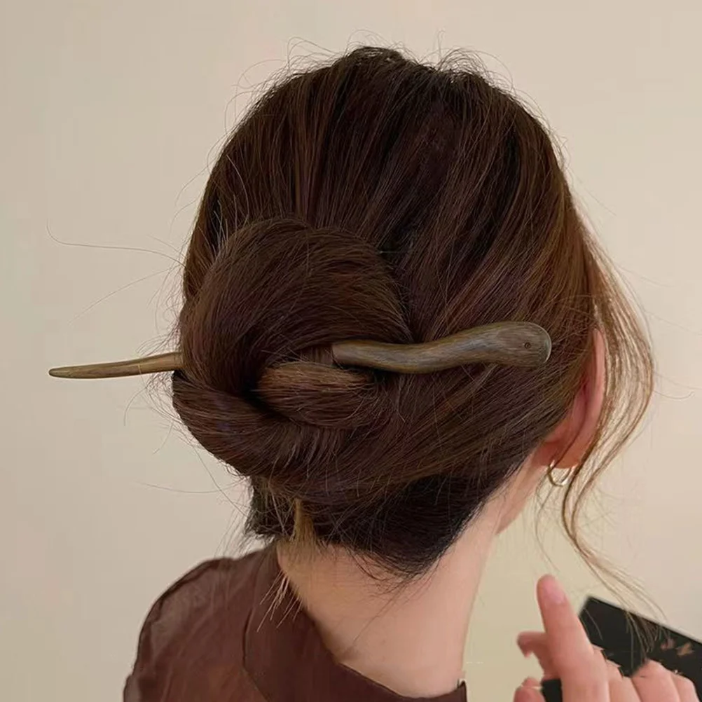 4 шт. винтажные палочки для волос из китайского дерева зеленого цвета) аксессуары