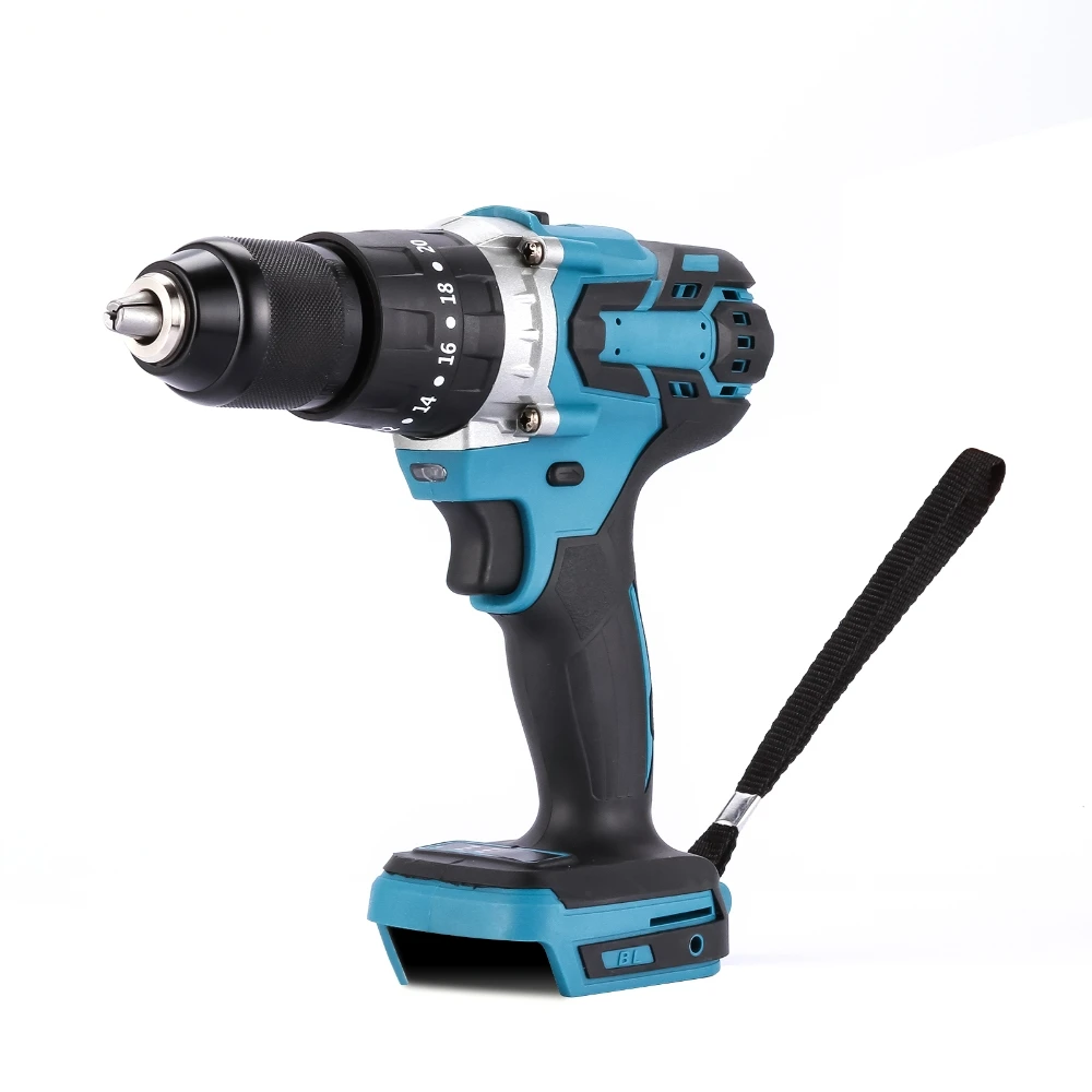 

18V Cordless Electric Impact Drill for Makita 18V Battery 1800rpm Electric Flat Drill Hammer Screwdriver DIY Handheld Power Tool