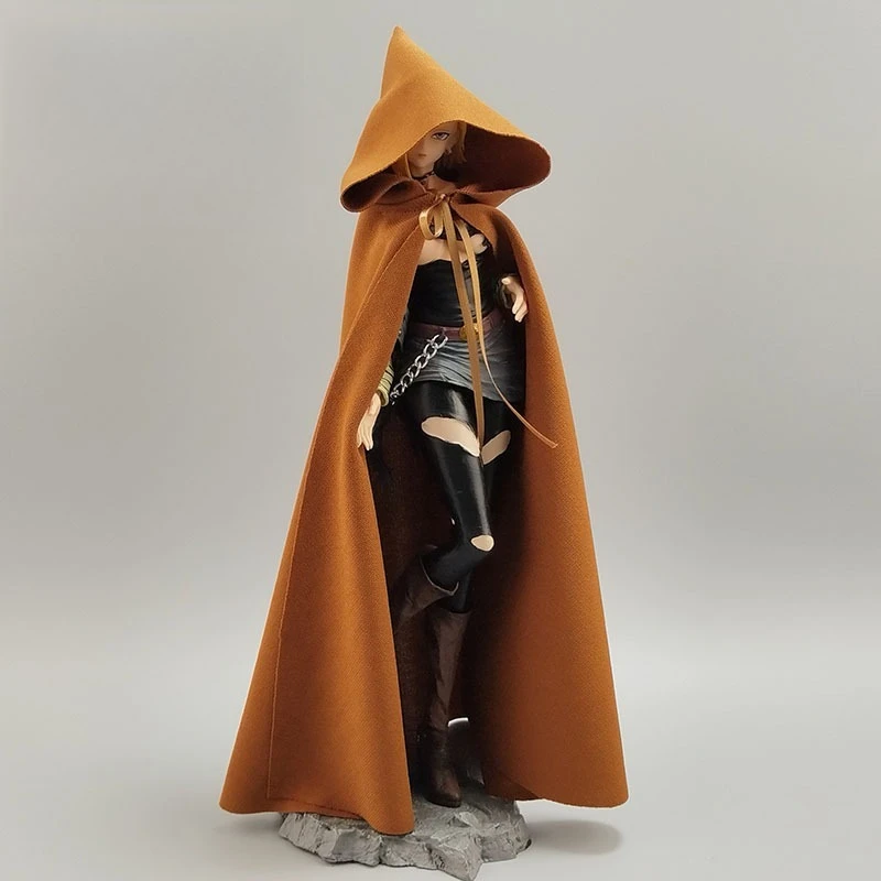Фото Масштабная модель плаща-накидки волшебника ручной работы 1/6 для кукол BJD, одежда для 12-дюймовых игрушечных фигурок 30 см, аксессуары для хобби №1