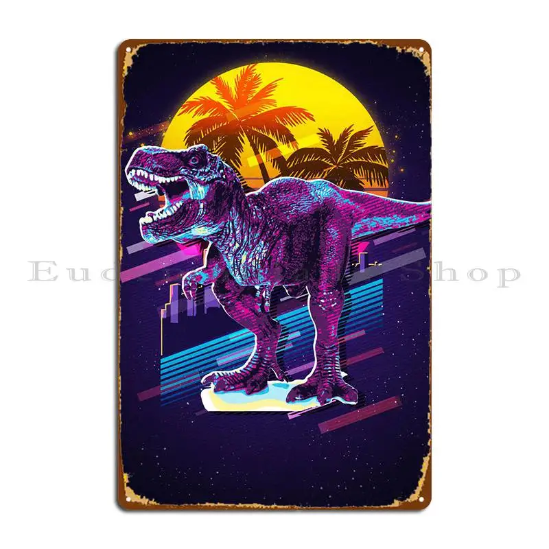 

Жестяной плакат с динозавром, животным, фотографией