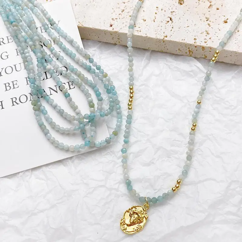 40pcs/Lot 3mm Colorful Natural Stone Faceted Bead Loose Spacer Beads for Women Jewelry Making DIY Bracelet Necklace Accessories