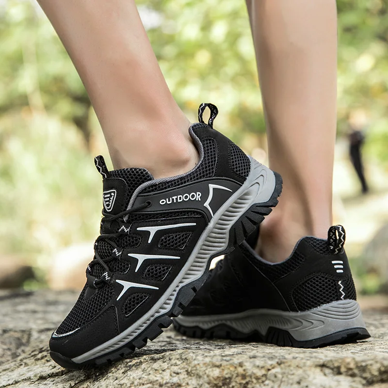 

Женские и мужские походные туфли, уличная спортивная обувь, обувь для бега и путешествий, Нескользящая дышащая спортивная обувь, быстросохн...