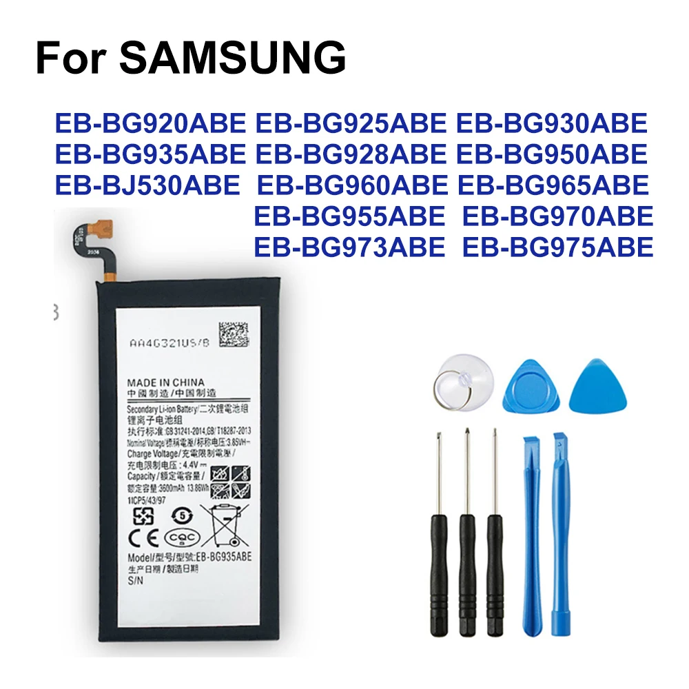 

NEW lithium polymer battery For Samsung Galaxy S6 Edge/Plus S7 Edge S8 Plus+ S9 Plus S10 S10E S10 Plus J5 Pro J7 Pro