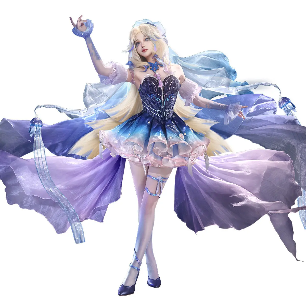 Костюм для косплея AGCOS Honor of Kings Wang Zhao Jun FMVP, женские наряды, платья, игровые костюмы для косплея (art.: 3920d97caa3fe) - 3920d97caa3fe