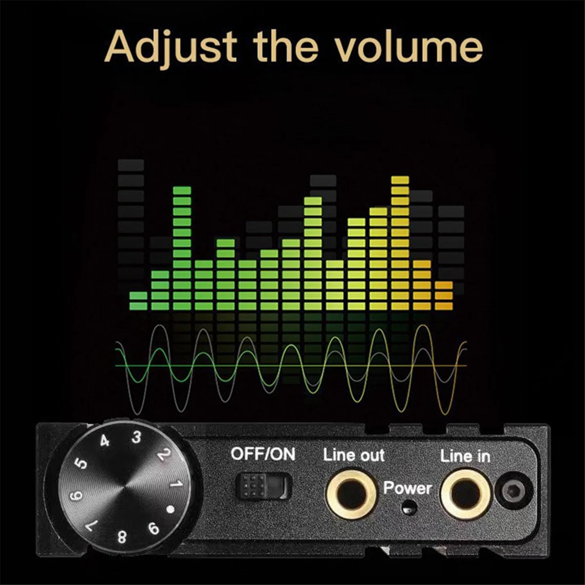 Фото A02R! HiFi BASS усилитель для наушников 16-600 Ом усилитель для наушников перезаряжаемый 3,5 мм входной выход AUX с регулятором громкости для телефонов №1