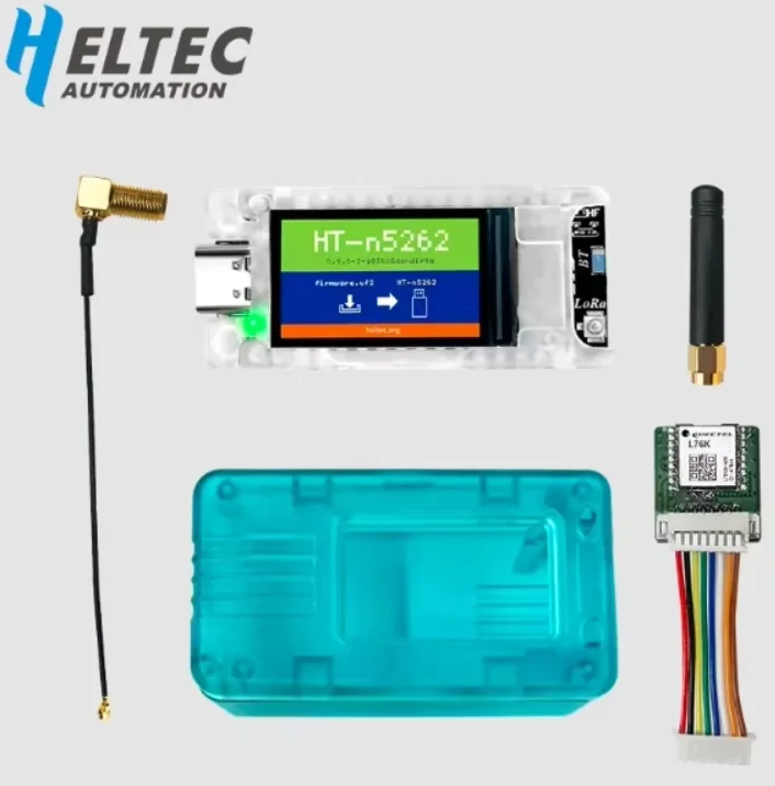 

Металастичный трекер Nordic nRF52840 SX1262 LoRaWAN Arduino Устройство позиционирования Маломощный TFT-дисплей BLE WiFi Heltec T114 V2.0