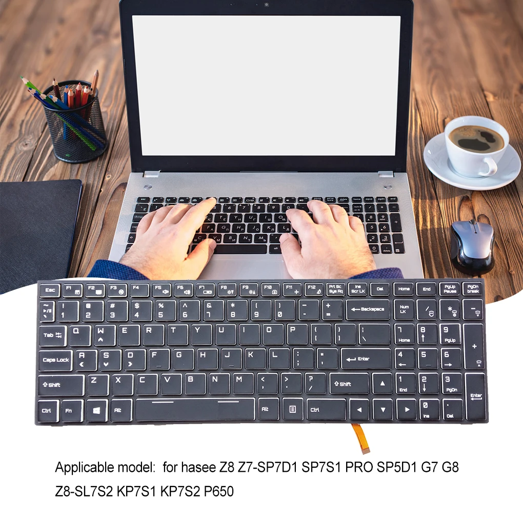 

Laptop Keyboard RGB Backlit Dust Cover Input Repair Parts Replacement for Z8