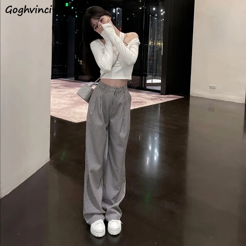 

Wide Leg Pants Cozy Chic Ins Mopping Students All-match High Waist New Feminine Streetwear Daily Dating Trousers Autumn Vacation