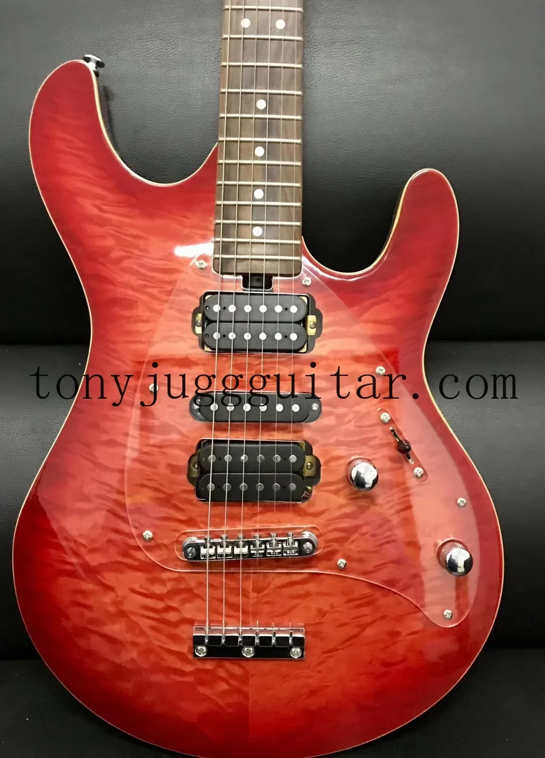 

Shop Music Man Steve Morse Y2D Red Quilted Maple Top Electric Guitar HSH Pickups,Maple Neck,Chrome Hardware,Drop Shipping