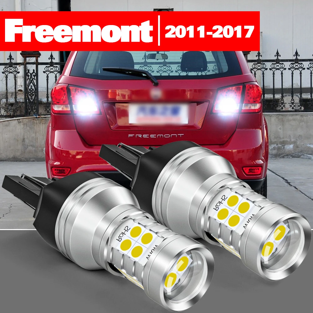 

For Fiat Freemont 2011-2017 Accessories 2pcs LED Reverse Light Backup Lamp 2012 2013 2014 2015 2016