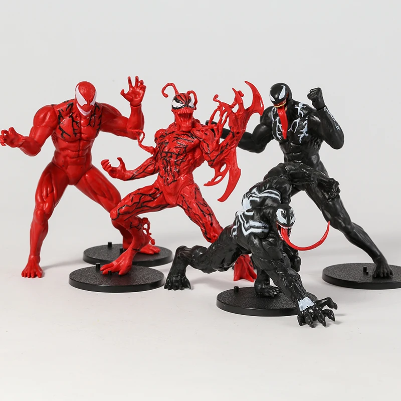 

Marvel Venom Carnage Figure PVC Model Toys Collection Gift Decoration 4pcs/set