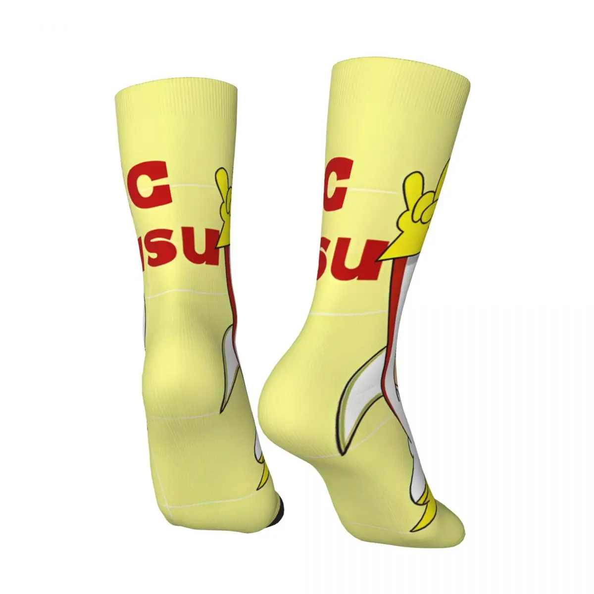 Винтажные мужские Компрессионные носки с принтом в стиле Харадзюку