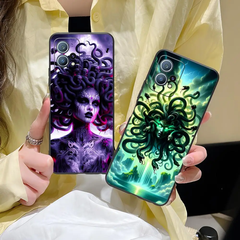 Фото Чехол для телефона Medusa Snake Gorgon для Huawei P60 P50 P40 P30 P20 P10 P9 P8 Pro Lite Plus, мягкий противоударный чехол из ТПУ №5