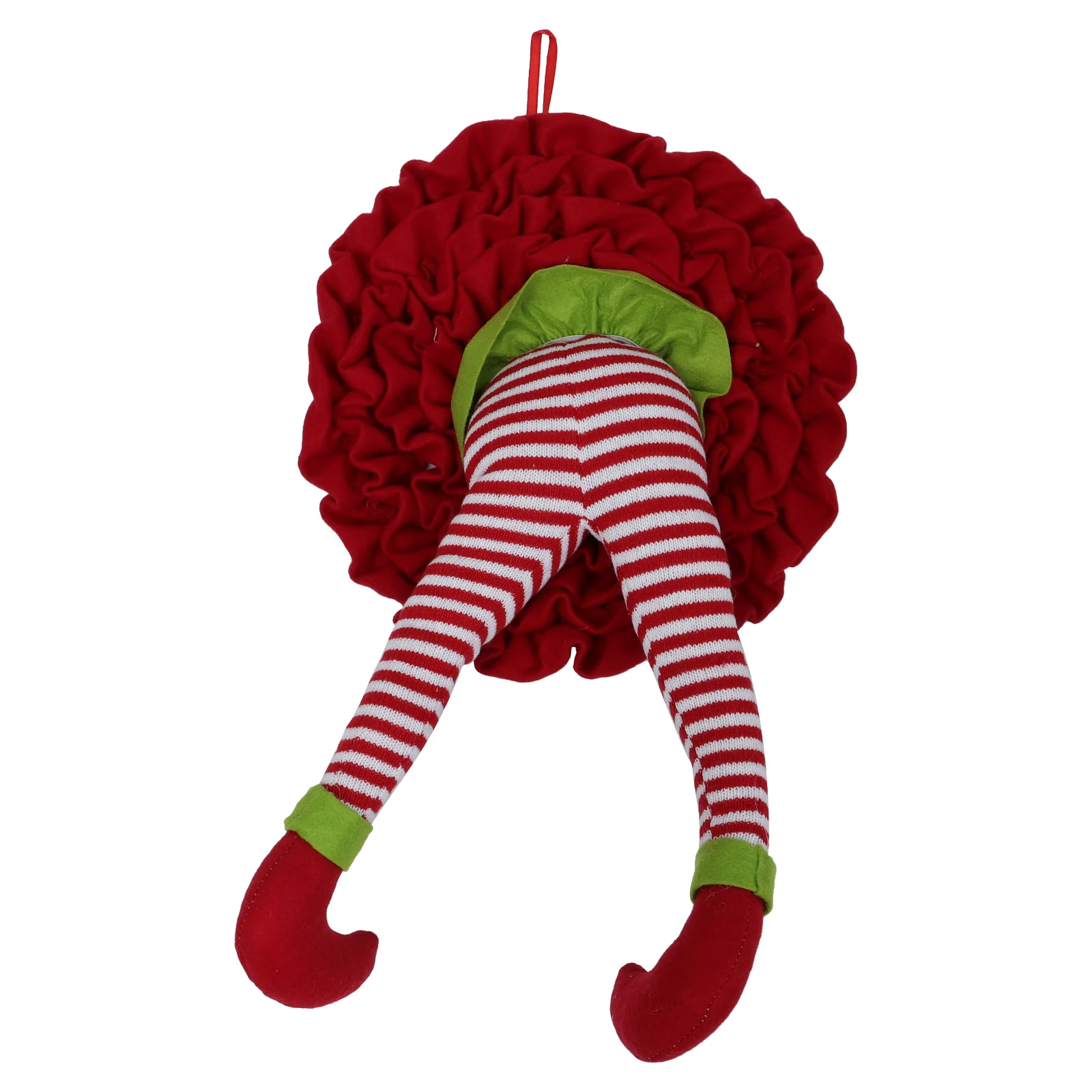 

Christmas Tree Hanging Elf Legs Wreath Stuffed Pendant Craft Plush Topper Leg Chic Santa Partyboots Clausthief Figures