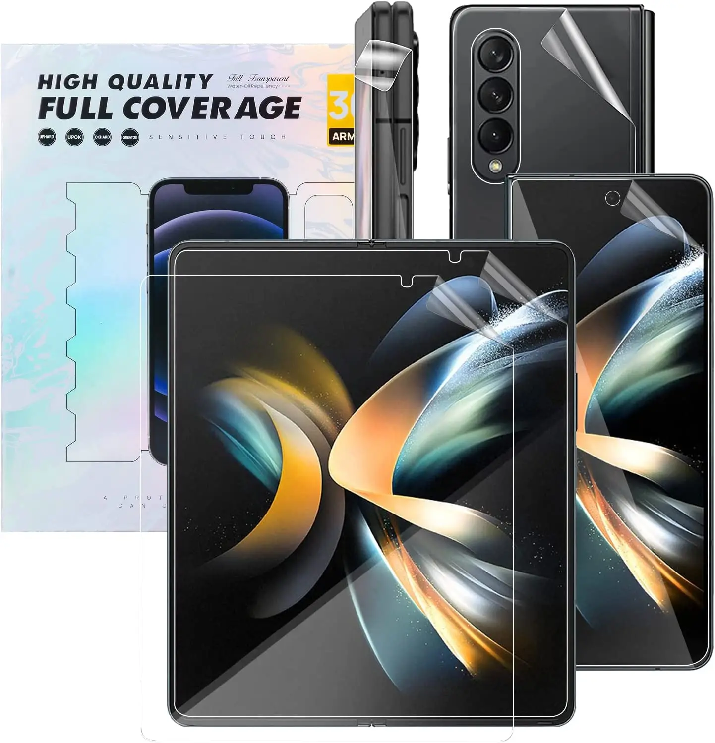 

Гидрогелевая пленка для Samsung Galaxy Z, складывающаяся Защитная пленка для экрана Samsung Galaxy Z, складывающаяся в 3 раза, 4 раза