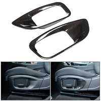 2pcs seat frame wear resistant protective abs adjustment button cover for jaguar