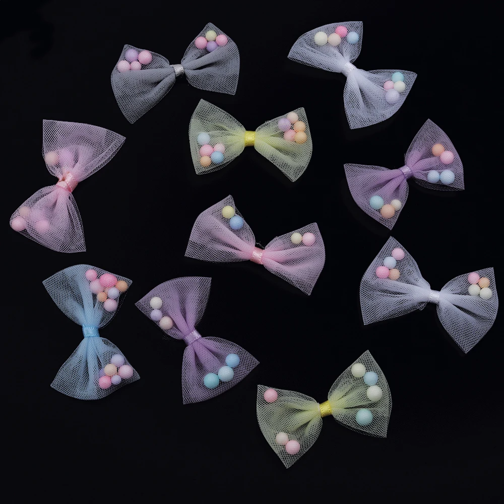 

Банты из сетки с шариком из пенопласта, 10 шт.