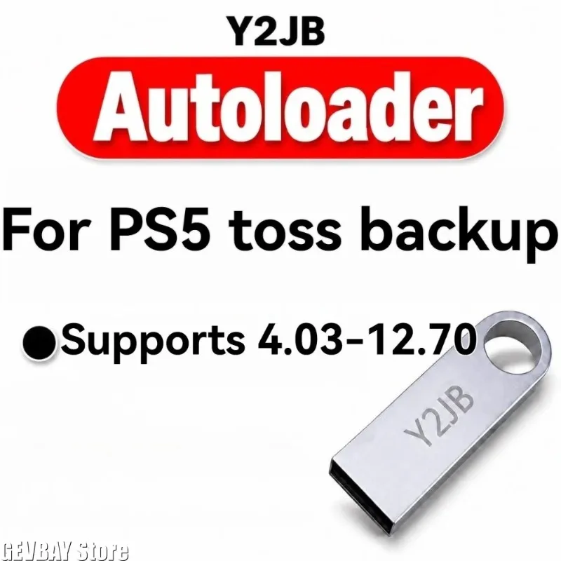 Фото Готовый к использованию USB-накопитель Y2JB с автозагрузкой, мод-кит для запуска в один клик для портативной консоли PS5 с прошивкой 4.03-12.70. №2