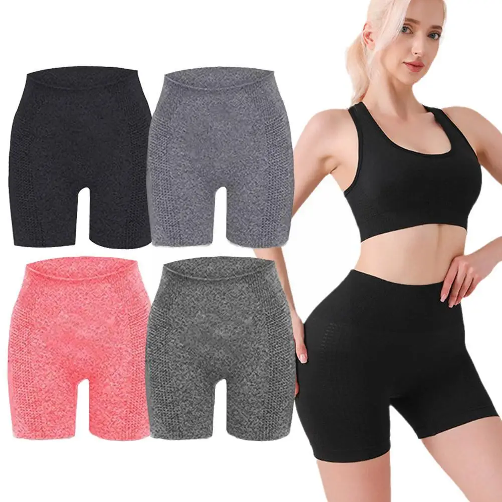 

Women's Sports Leggings Comfort Breathable Fabric Slimming Butt Lifting Underwear Fitness Yoga Short Sports Tummy 2 Size Co H7R1