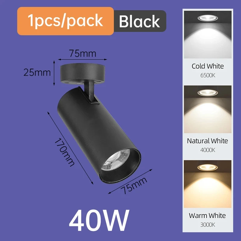 

Потолочный светодиодный светильник CHENBEN трёхцветный