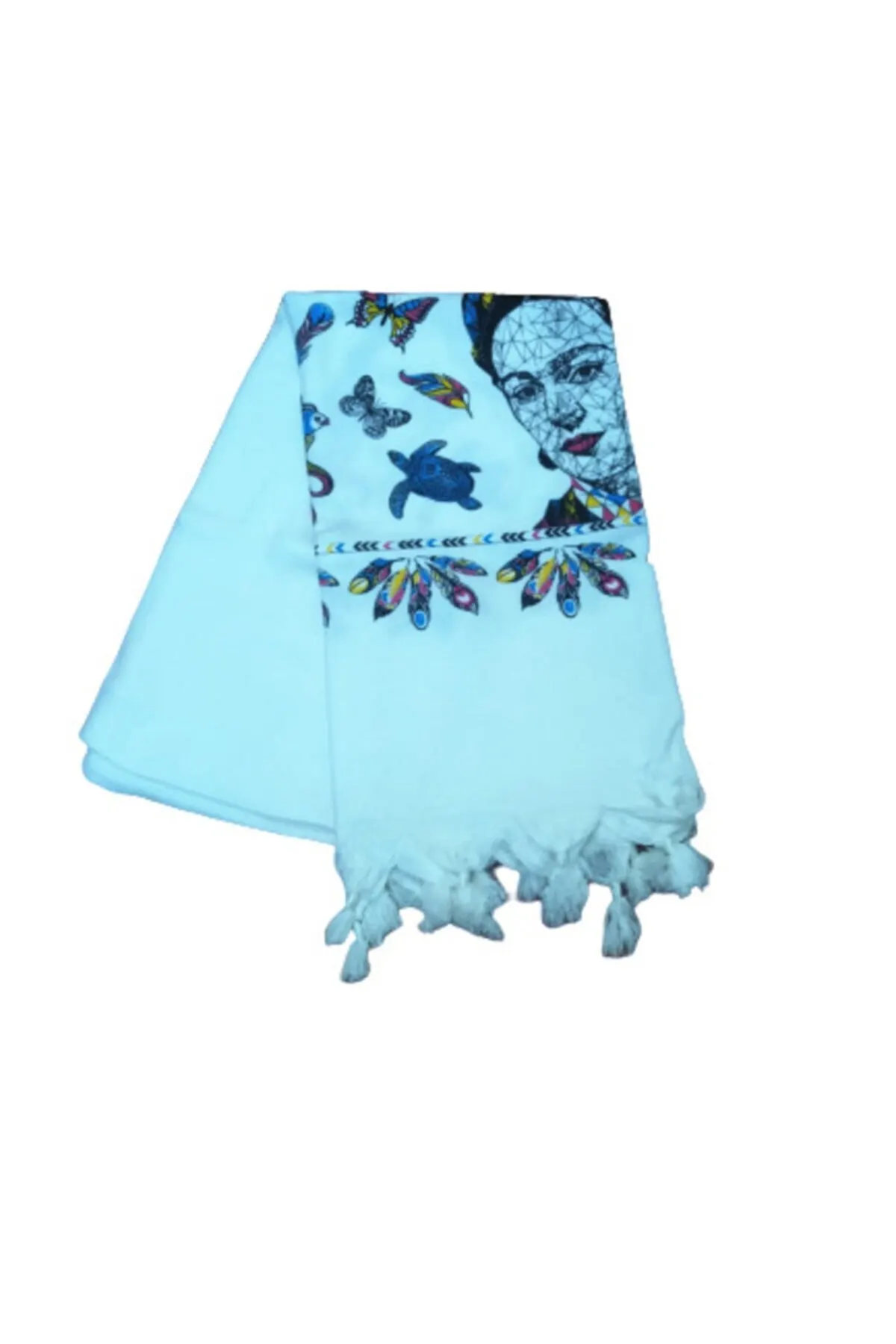 

Пляжное полотенце с бамбуковым узором, 100 см