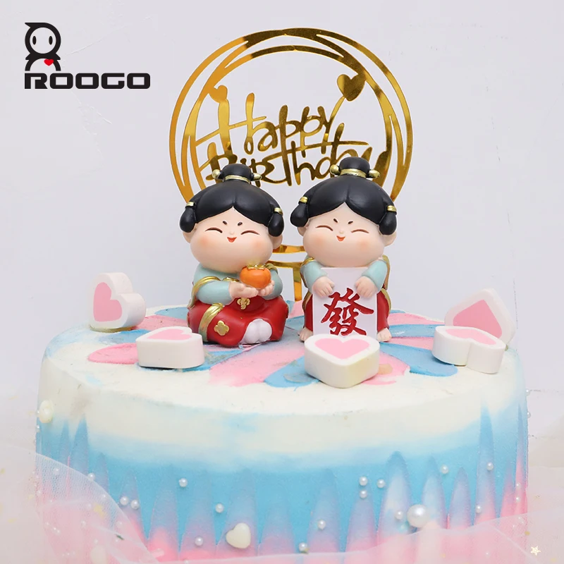 Roogo статуэтки из смолы 4 стилей