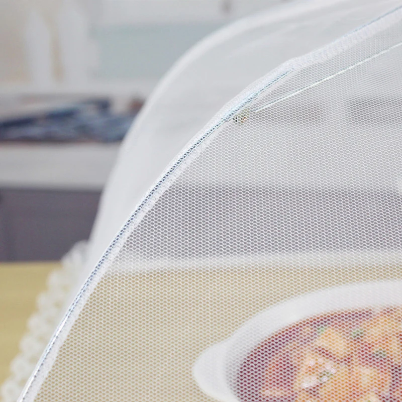 Складная Сетчатая Крышка Для Еды Белая Квадратная Палатка Риса И Овощей