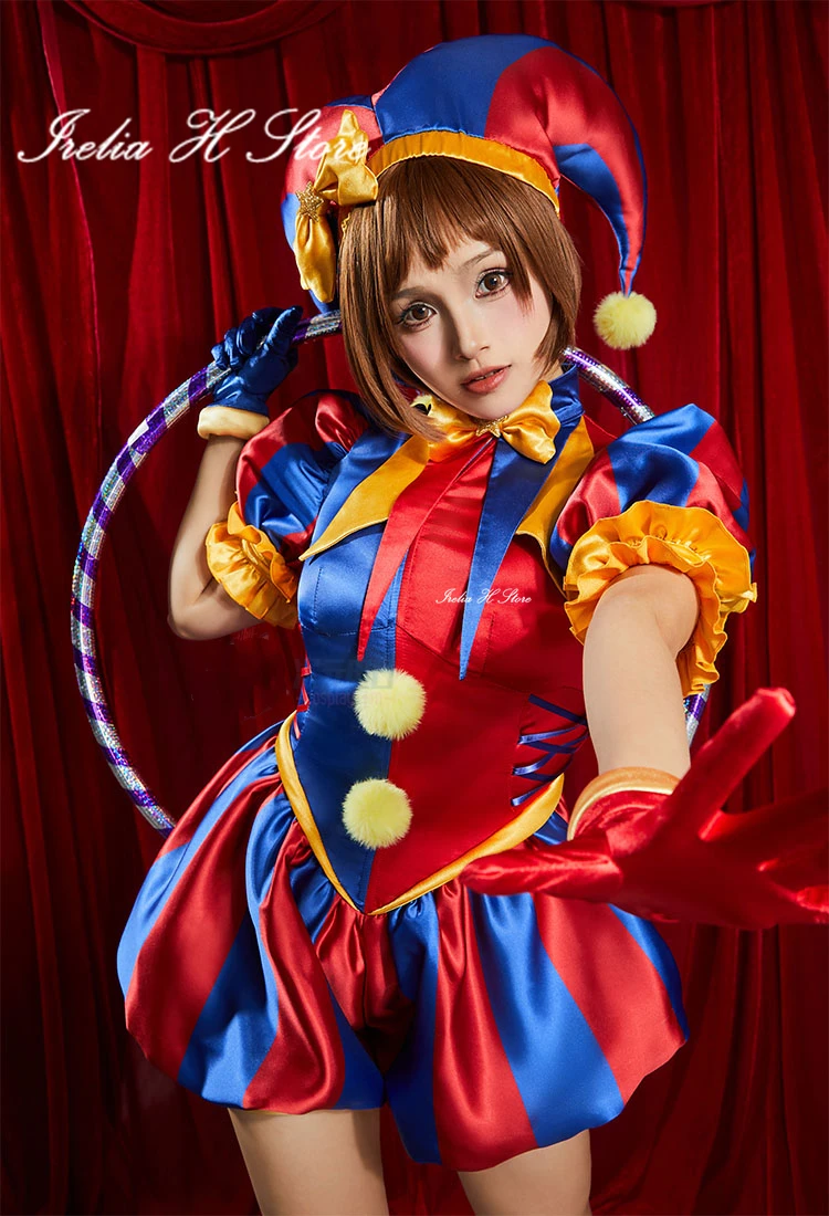 Irelia H Store The Amazing Digital Circus Pomni Косплей Костюм Аниме Джокер комплект Костюмы на