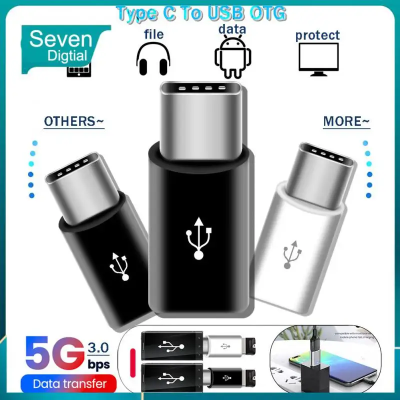 

Type C 3.1 Adapter Female To Male 5pcs Data Line Micro Usb To Usb C Converter Mobile Phone Adapter Type-c Interface