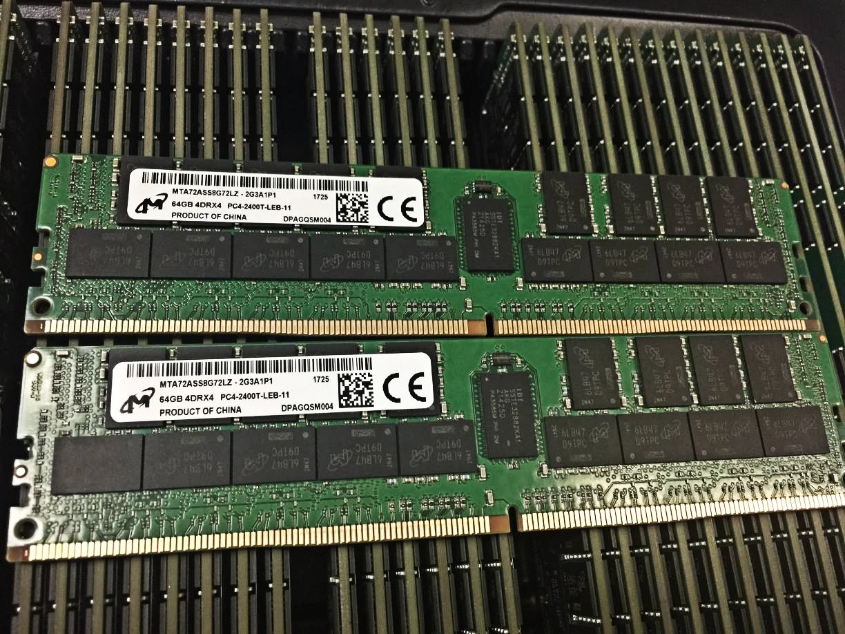 

RAM 64G 2400T RECC RDIMM Server Memory MTA72ASS8G72LZ-2G3B2PG 1PCS