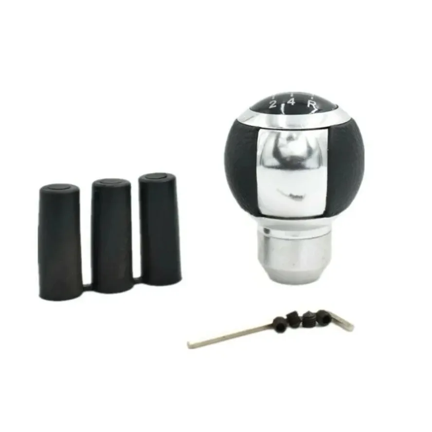 5-скоростной кожаный круглый шар универсальная автомобильная ручка переключения