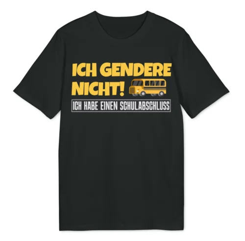 Футболка Ich gendere nicht ich schulschulschulschulрубашка
