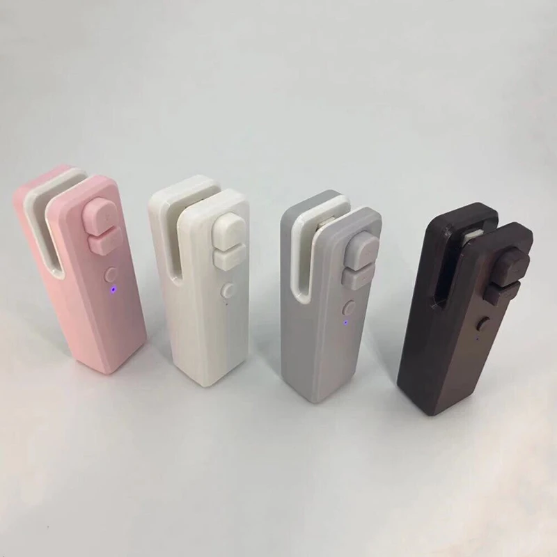 

Термоуплотнитель 2 в 1, портативная вакуумная Мини-машинка для запечатывания продуктов, пластиковый упаковщик закусок, с USB-зарядкой