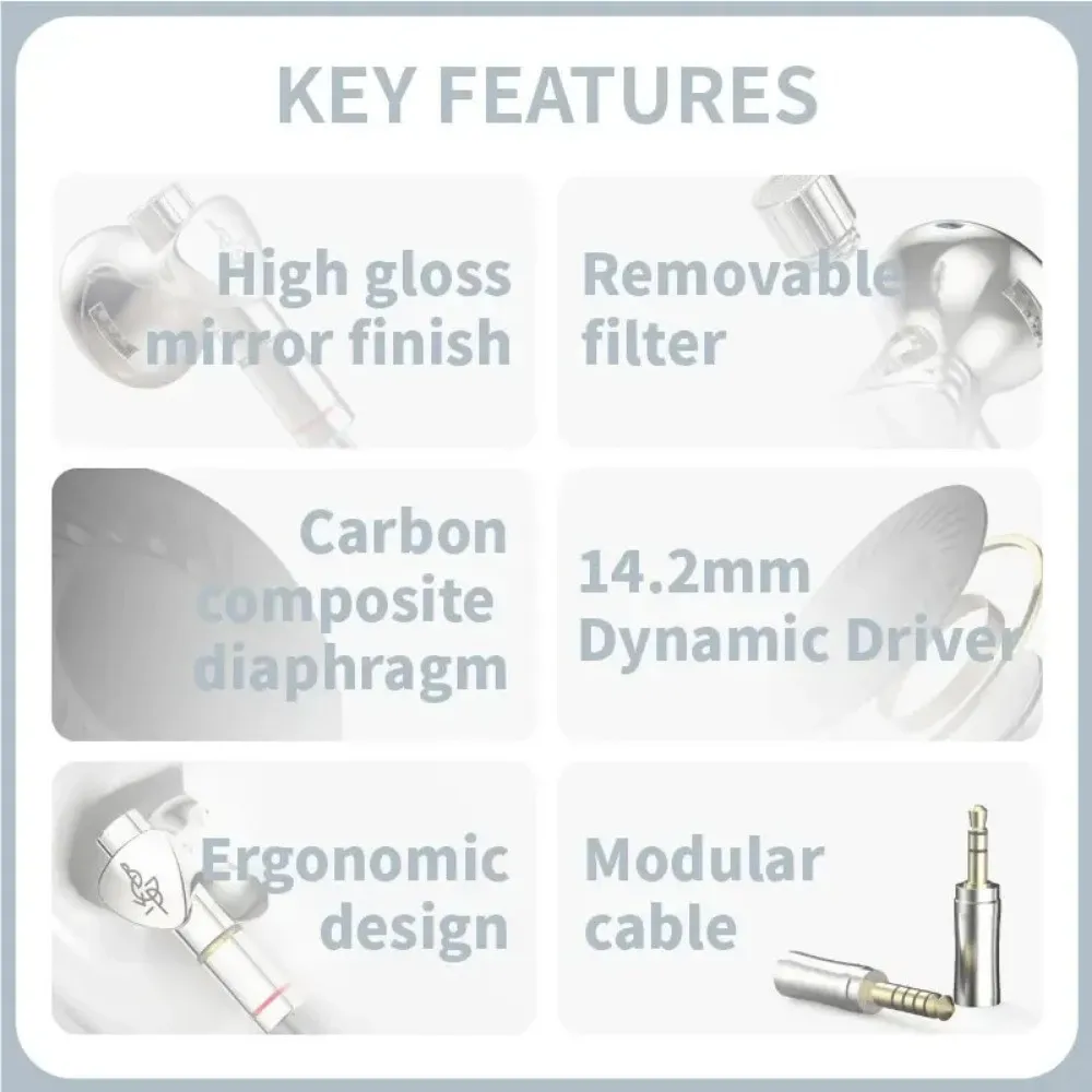 BGVP DX7 флагманские настраиваемые наушники с плоской головкой HIFI 2 в 1 разъем 3 5 мм/4 4