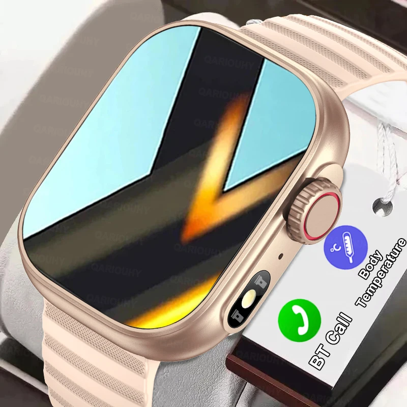 

2023 New Smart Watch Women Men Full Touch Screen Body Temperature Sports Watch Bluetooth Call For Android ios smartwatch Men+box