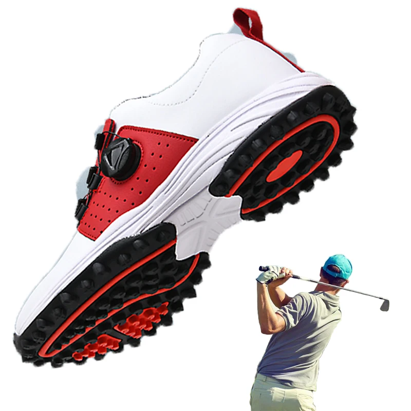 Waterproof Golf Shoes Men Size 39-45 Luxury Golf Sneakers Outdoor Comfortable Walking Sneakers Anti Slip Walking Shoes